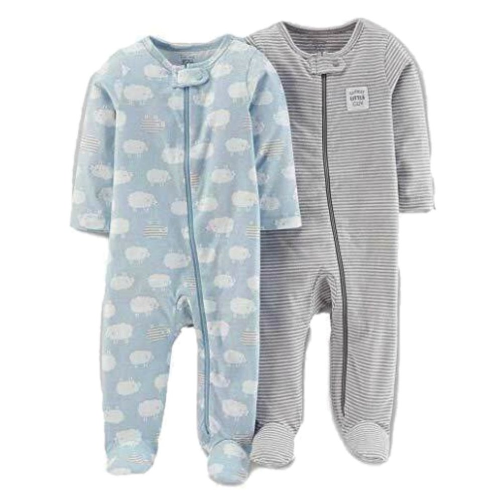 Carters Preemie Sleeper Boy 2 Pc Set Sleep N Play